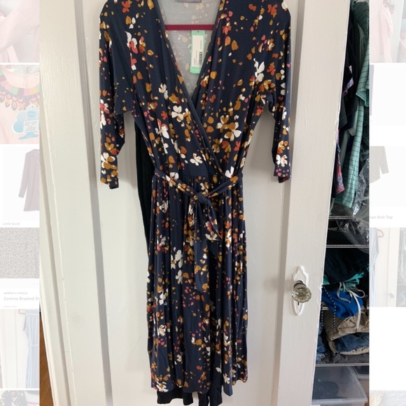 Loveappella Lucinda Knit Midi Dress 